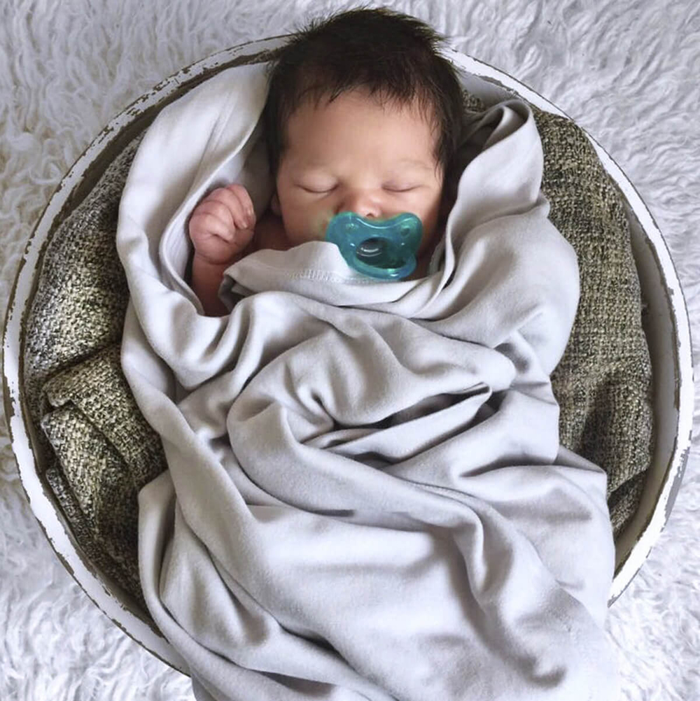 Плед-пелёнка Mjölk White Sand