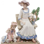 Дама с дочерью