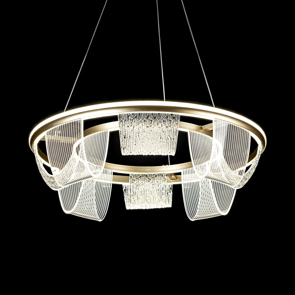 Подвесная люстра Led4U L7706-630 GD