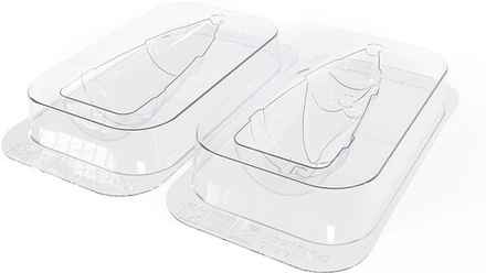 Форма для запекания Silikomart Forma do czekolady Frosty 2 el., круглая, пищевой пластик, 12 см