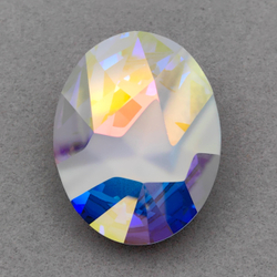 Swarovski 4921 Kaputt Oval, Crystal AB F
