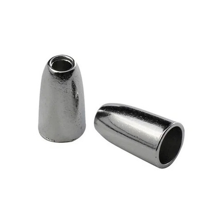 6326 Наконечник Колокол d=3,5/6,5мм, 14*8мм, мет. цв.никель ГР (10013160/050622/3282701, ГРЕЦИЯ)