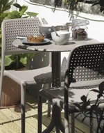 Комплект пластиковой мебели Nardi Step Bora Bistrot, тортора