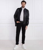 Кожаная куртка бомбер Karl Lagerfeld - черный(555017 534422)