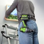 Дрель-шуруповерт ударная акк. Greenworks GD24DD140, 24V,б/щет,70/140Нм,Anti-kickback,2x4Ач,ЗУ,кор (3707607CUD)