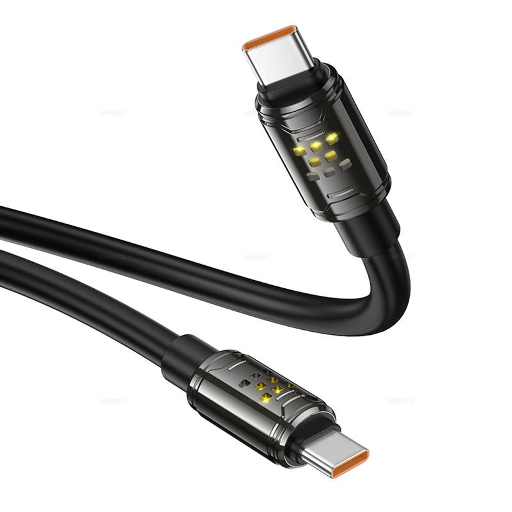 Кабель Type-C на Type-C 240W Hoco U143 (black) (Краснодар склад)