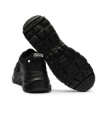 Кожаные кроссовки fondo speedtrack Versace Jeans Couture - черный(77YA3SC4ZP325)