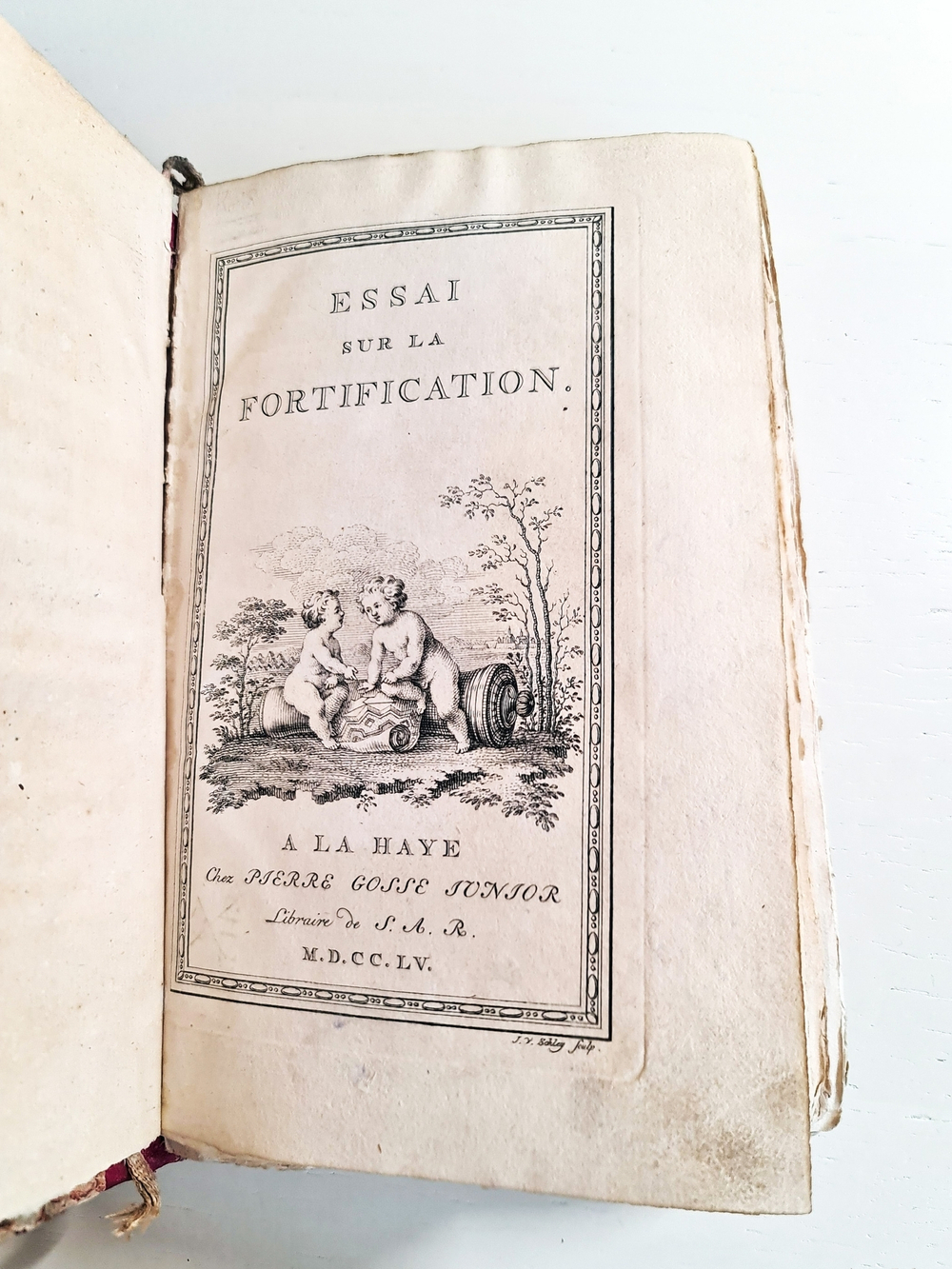 "Essai sur la fortification. Эссе об укреплении.". Henrik Horft (Генрих Горст ). 1744 г.