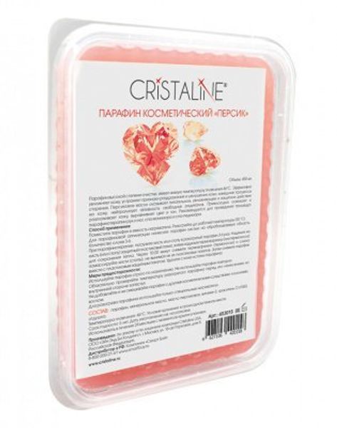 Парафин косметический “Персик” Cristaline, 450 мл