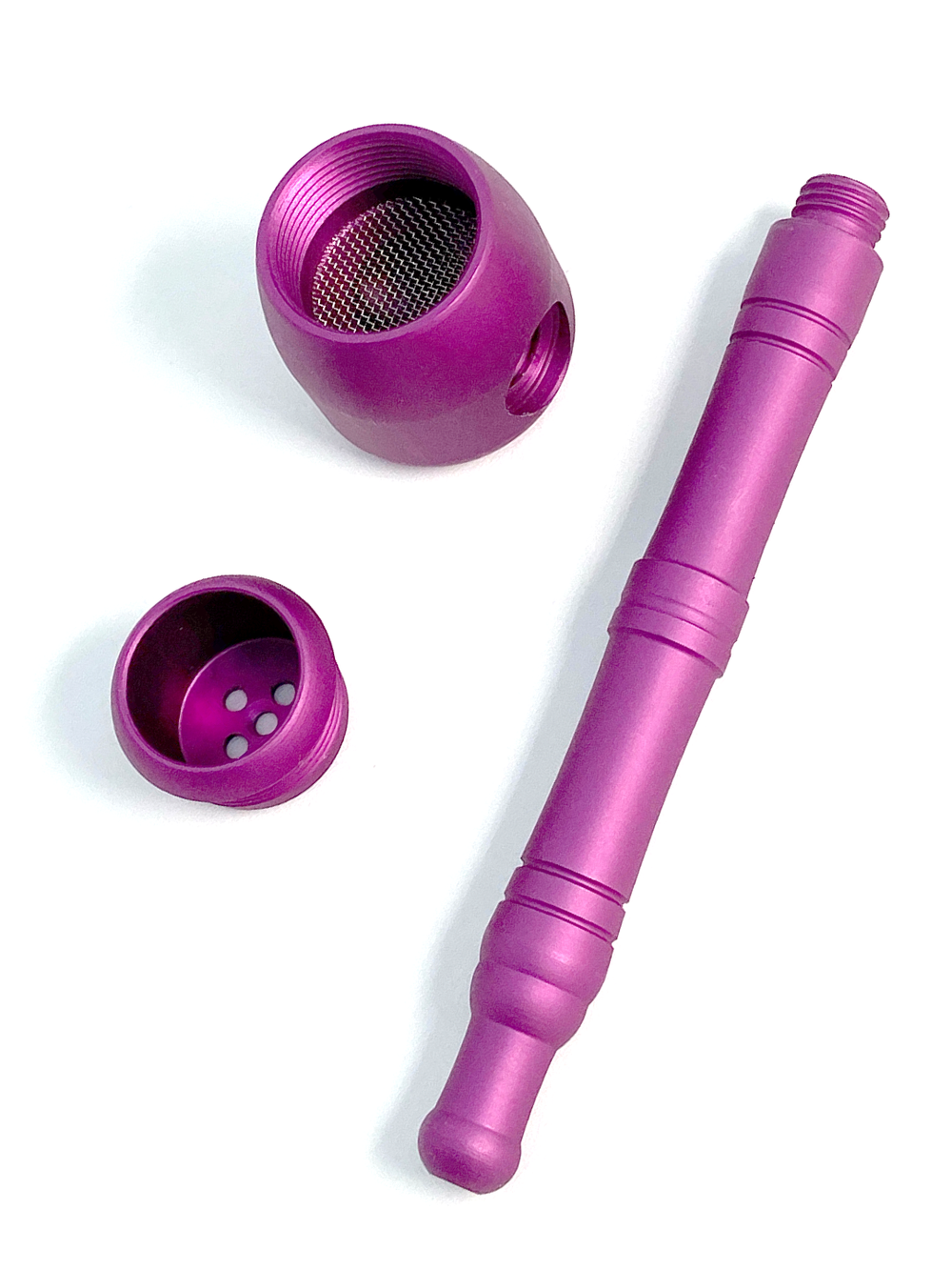 Tesla Pipe Violet 10 СМ Курительная трубка из авиационного алюминия