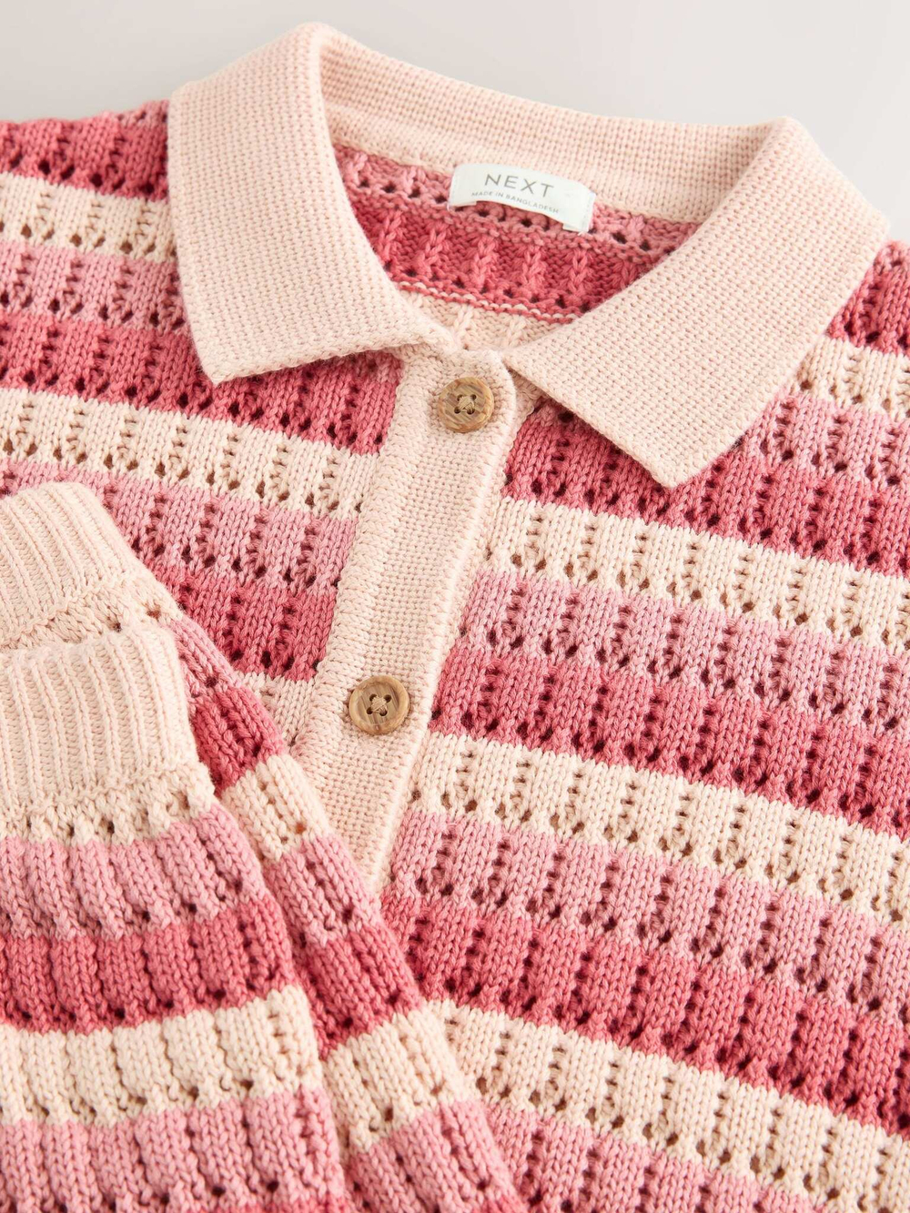 Рубашка с коротким рукавом и шорты в комплекте для девочки Next AB7-184, Розовый