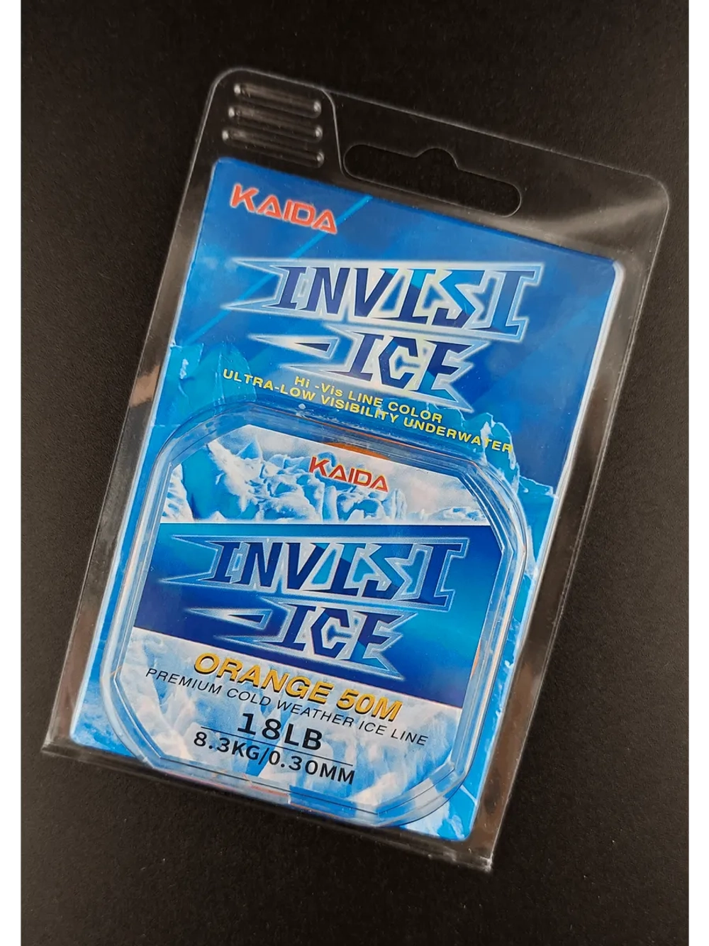 Зимняя леска Каида Invisi ICE для подлёдного лова 0.30 мм