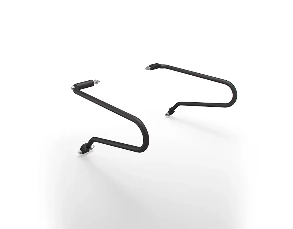 Комплект крепежа для боковых кофров Royal Enfield, черного цвета, арт. KXA00257