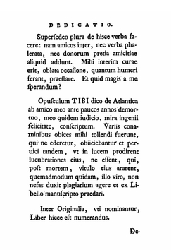 Atlantica orientalis; sive Nesoz Atlantis. a mvltis retro annis, svecanae lingvae idiomate descripta, iam avtem latine versa | Eurenius, Joannes Jacobi