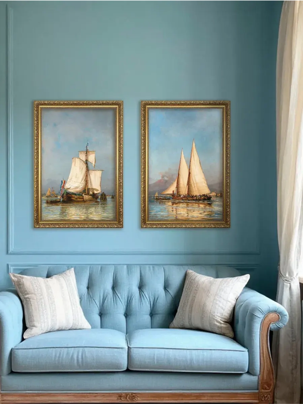 Картина настенная интерьерная в багетной раме 47*67 см