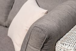 "Лунго" трансформирующаяся лаунж-зона из искусственного ротанга, цвет бежевый