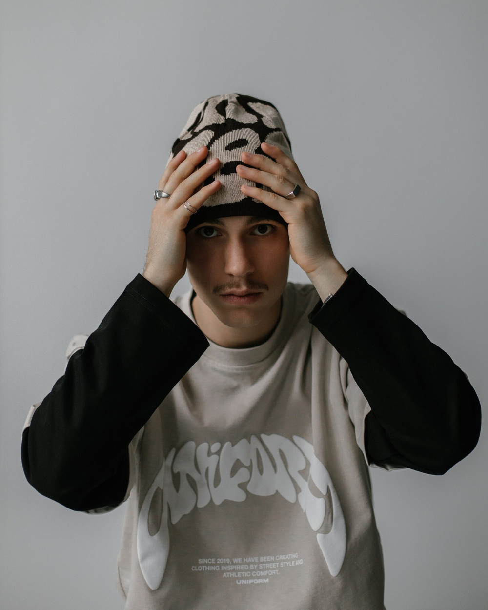 Шапка UNIFORM Sport Bubble коричневый