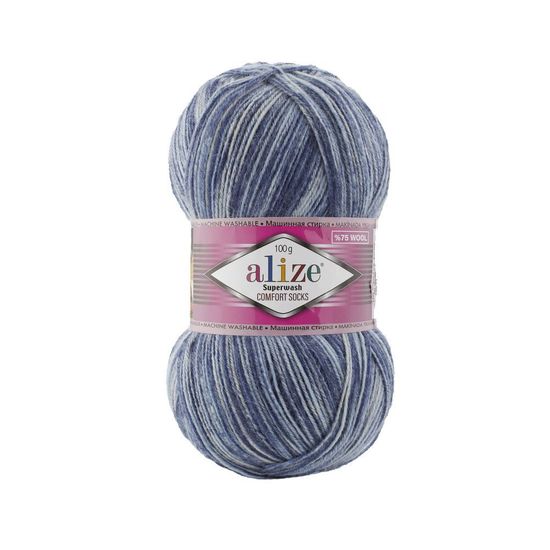 Пряжа Superwash Comfort Socks ALIZE (75% шерсть супервош, 25% полиамид)