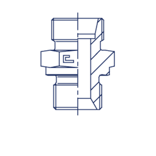 Штуцер FB DS16 BSP 1/2" (корпус)