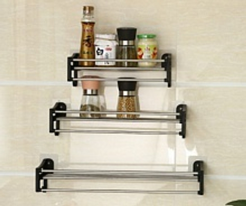 Полка подвесная с держателем 30см нерж. сталь 21BT1161 (60/1)