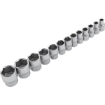 Набор инструментов, 1/2", 1/4", CrV, 76 предм.// STELS 14104