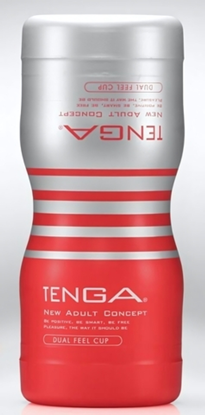 Мастурбатор TENGA Dual Sensation Cup (Цвет: красный)