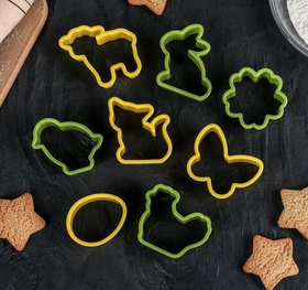 Набор форм для печения "Пасхальный", 8 шт