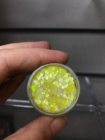 Крем-блестки LENA PANTERA желтый неон 10 гр