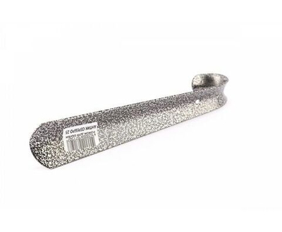 Ложка Рожок Лопатка для обуви металлический белый 25см