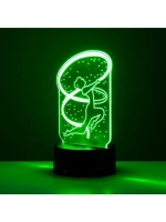 Светильник сенсорный «Гимнастка» LED 7 цветов USB/от батарее