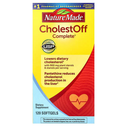 Nature Made, CholestOff Complete®, 120 мягких таблеток