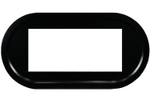 Каминокомплект Ellipse - Черный (ширина 1450 мм) с очагом Vision 42 LED