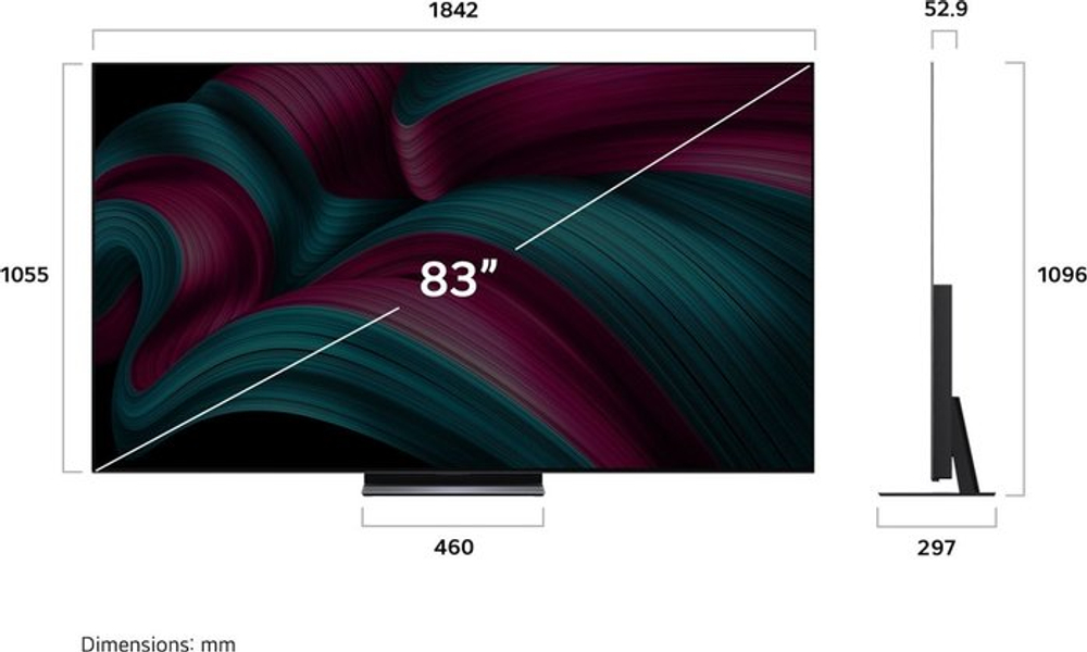 OLED телевизор LG OLED evo AI C5 OLED83C51LA