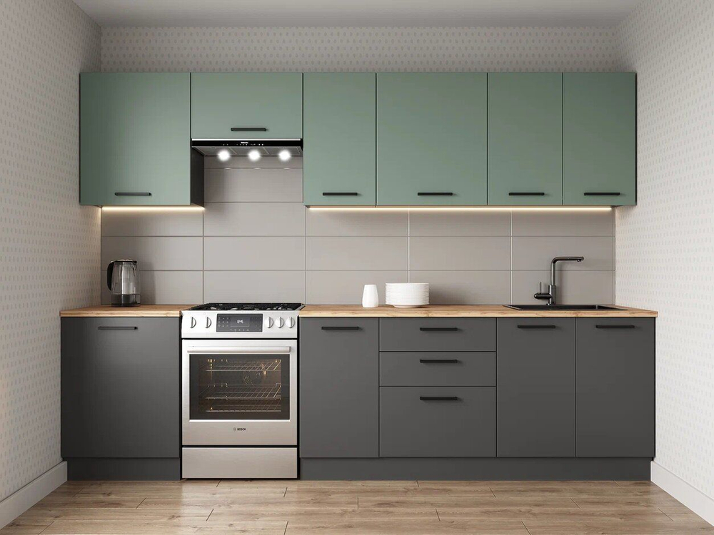 Кухонный гарнитур Изумруд 3000 (38мм)