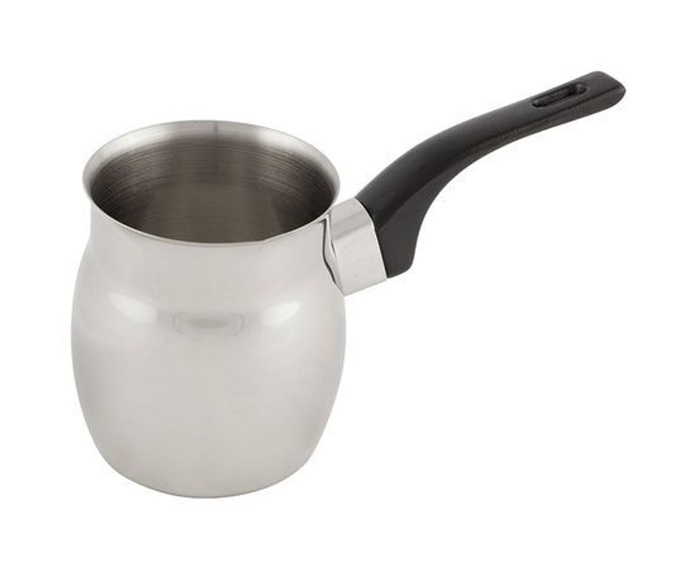 Кофеварка из нерж.стали TURCO (турка) 400мл, ручка бакелит, 7008 Mallony