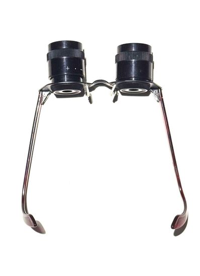 Очки бинокль с увеличением, раритет СССР. В футляре