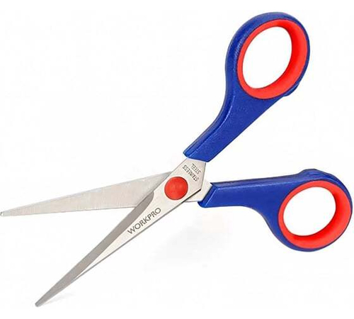 Канцелярские ножницы WORKPRO 140 мм WP214002