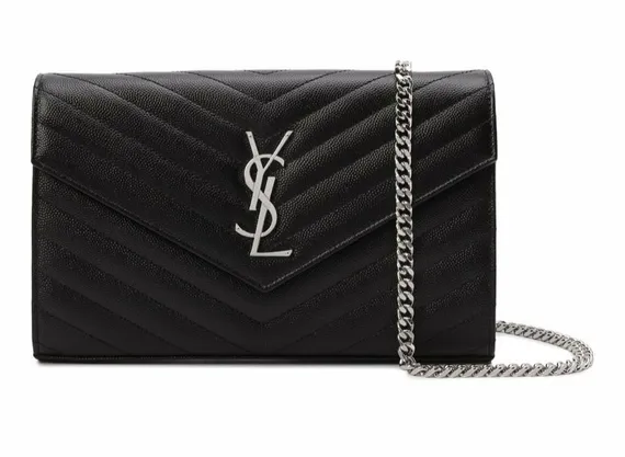 Клатч Saint Laurent Monogram Mini черный