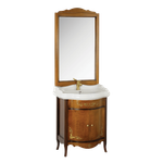 Мебель для ванной Migliore Bella Noce Napoli с зеркалом 73 см