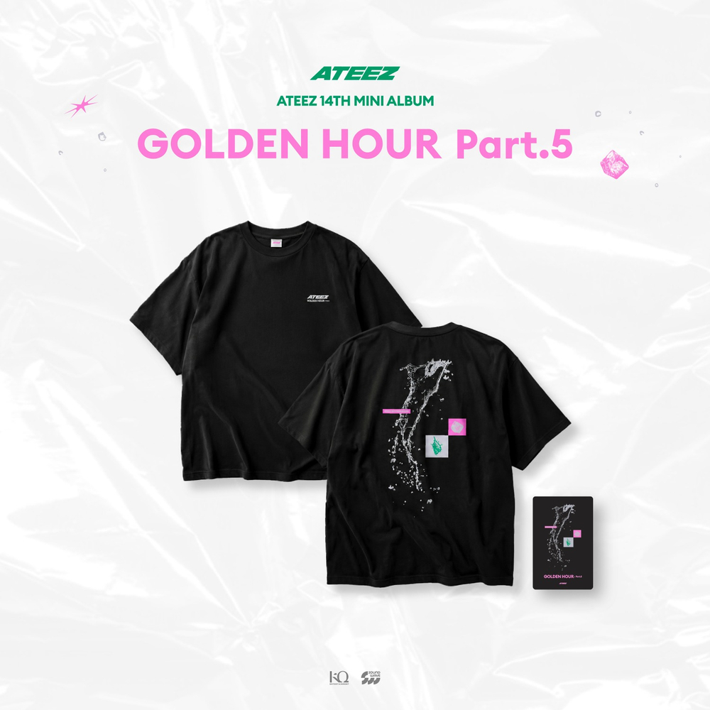 Мерч ATEEZ GOLDEN HOUR : Part.5 - SHORT SLEEVE T-SHIRT (Футболка)