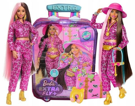Кукла Barbie Mattel Праздничный набор BARBIE EXTRA FLY DOLL Сафари HPT48