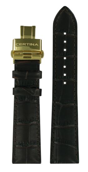 Certina C022.610.36.081.00  часы с двойной защитой DS-4 ремень