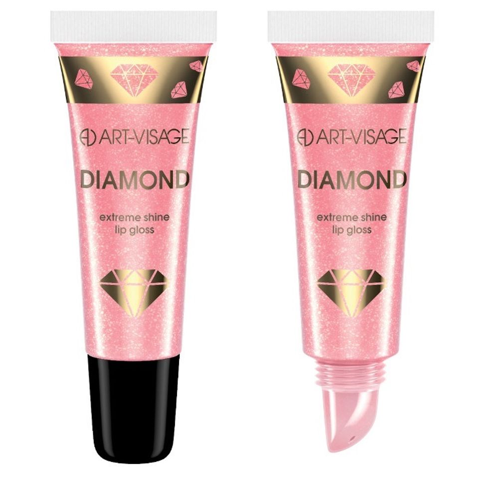 Art-Visage Блеск для губ Diamond, сияющий, тон №53, Розовый агат, 12 мл
