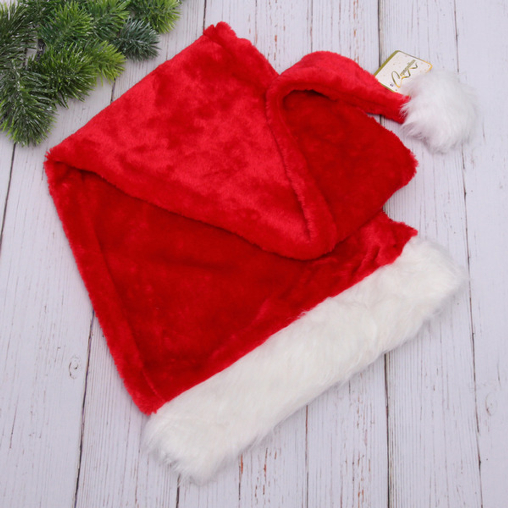 Колпак новогодний «Гигант меховой» 100*30 см, красный