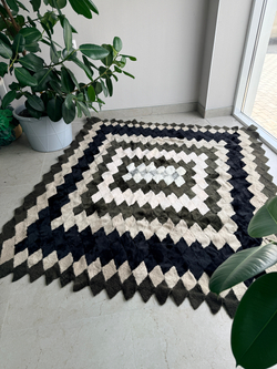 Покрывало меховое ковер из шкуры овчины