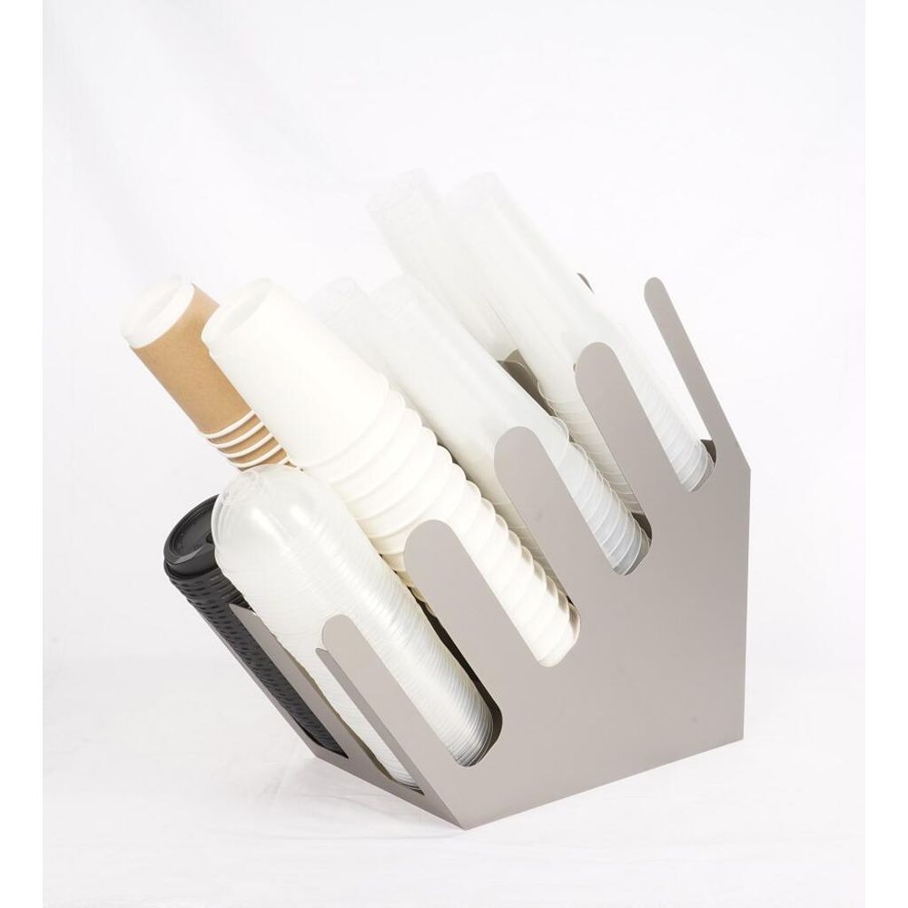 Станция диспенсер для кофейных аксессуаров 31*21*40 см нерж. P.L. Barbossa