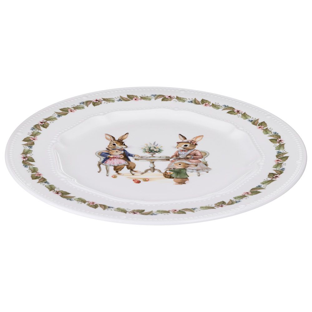 ТАРЕЛКА ОБЕДЕННАЯ LEFARD "RABBITS FAMILY" 25,5 СМ