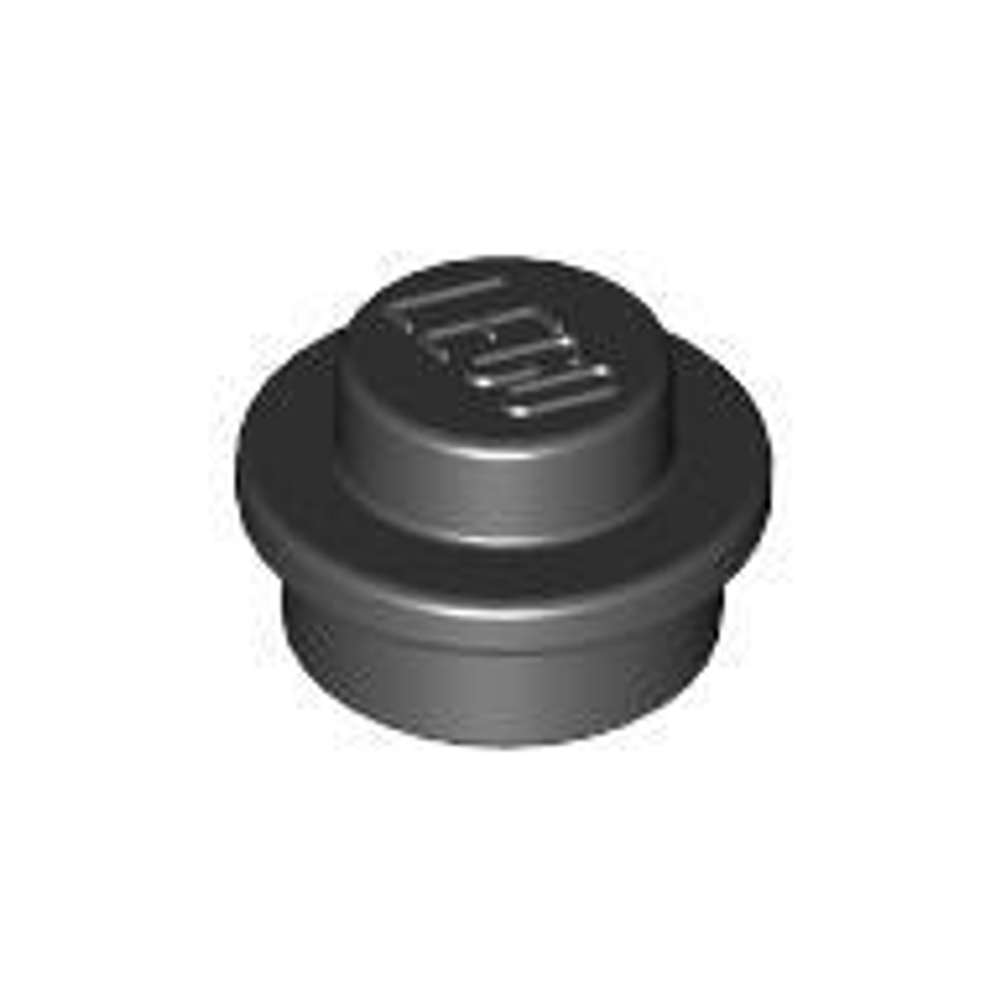 Lego Плитка 1x1 круглая (черный) 4073 / 614126