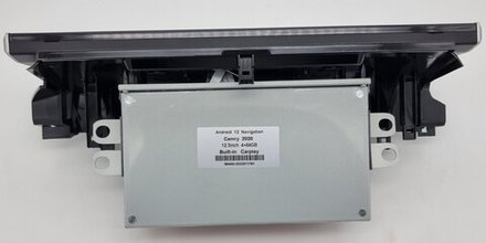 Магнитола для Toyota Camry 70 (75) 2021-2023 - Carmedia NH-T1207 монитор 12.3", Android 10, 4Гб+64Гб, 4G SIM-слот