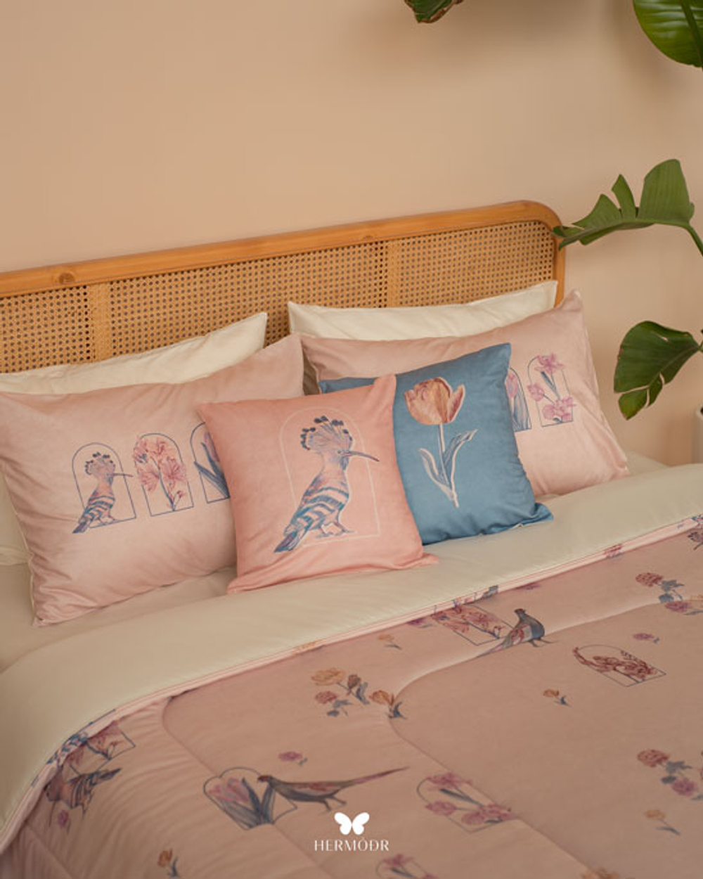 Комплект постельного белья двуспальный Eyvan Hermodr 8 предметов 130220282 Иран